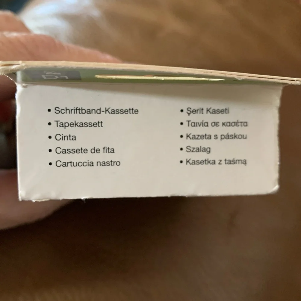 Dymo D1 label cassette